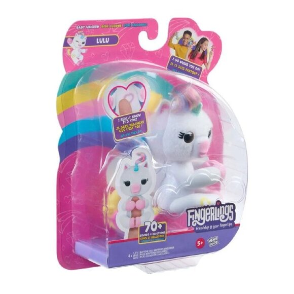 Fingerlings: Friendship @Your Fingertips - Baby Lulu Unicorn by WowWee - Picture 1 of 2